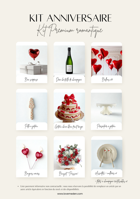 KIT ANNIVERSAIRE