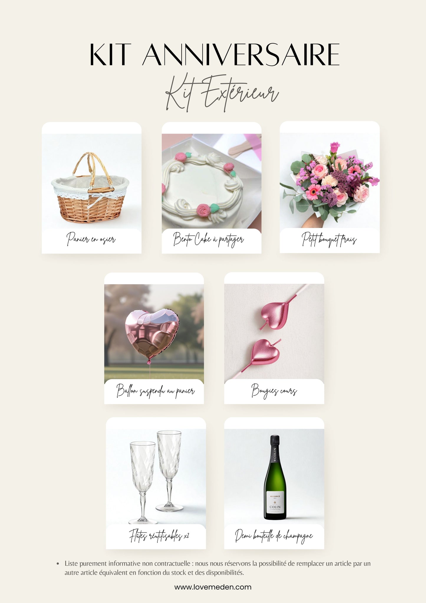 KIT ANNIVERSAIRE